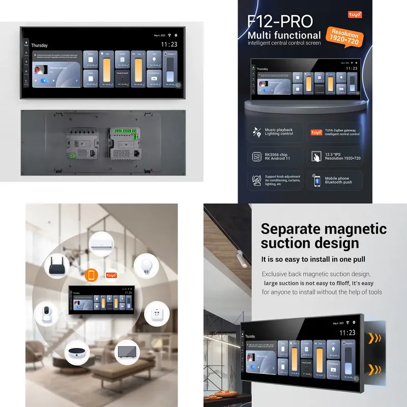 Home Bar Android - Tuya Smart Home 12 Zoll Zentralsteuerungsbildschirm