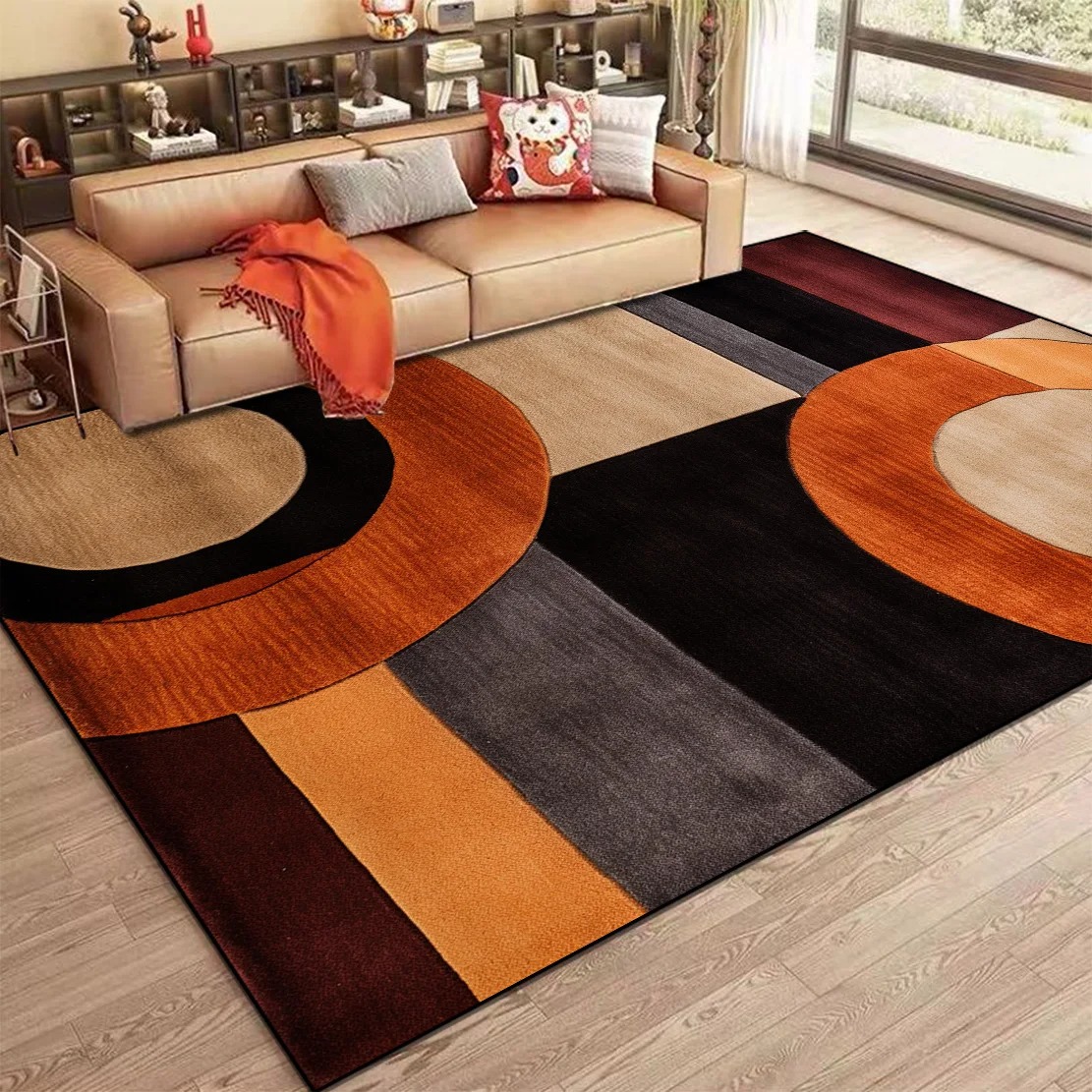 Nordischer Abstrakter Teppich  – Home Bar Lounge Bewertung und Preis