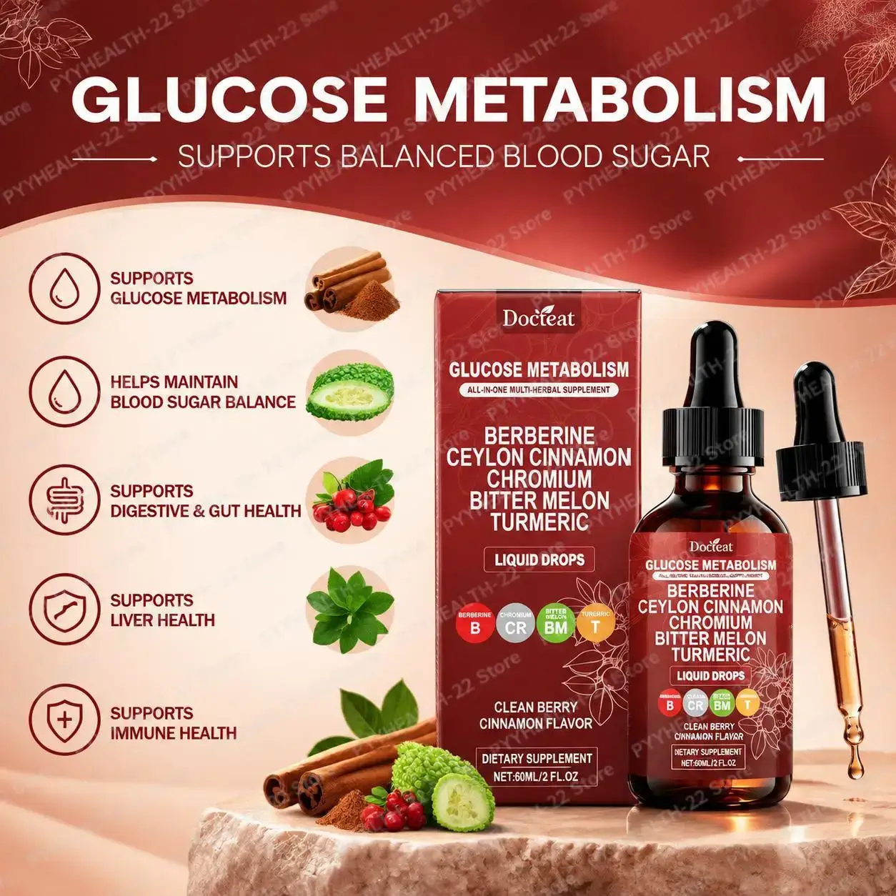 Glukose-Metabolismus-Tropfen,  – Bitters Bottle Set Bewertung und Preis